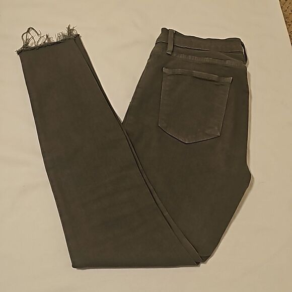 Frame Le High Skinny Jeans Women’s Size 29 Olive Green Stretch Denim Pockets - Picture 11 of 11